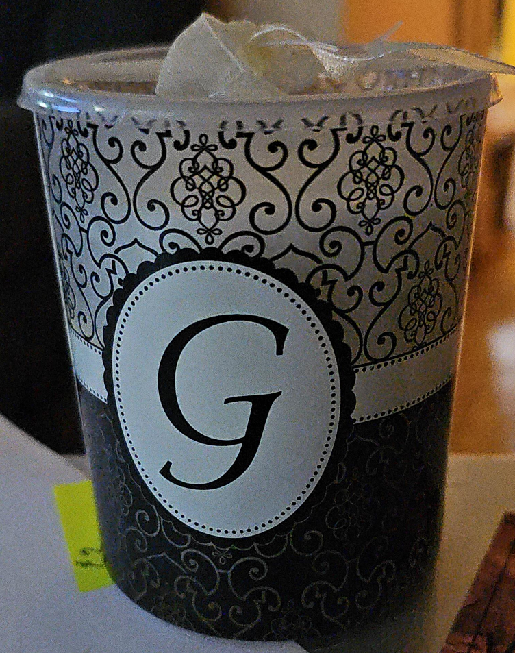Monogrammed French Vanilla Candle thumbnail
