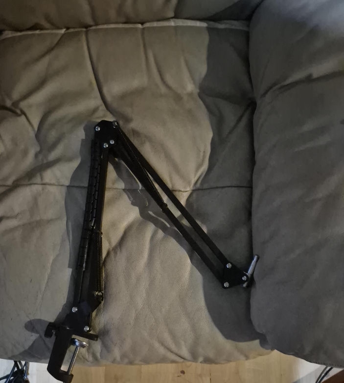 Microphone Scissor Arm Stand - Black thumbnail