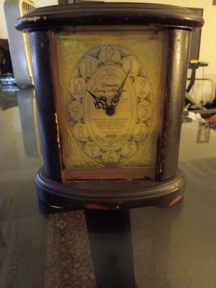 Treasure Every Moment Mantel Clock thumbnail