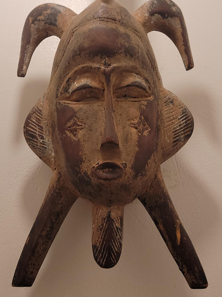 Vintage African Tribal Mask thumbnail