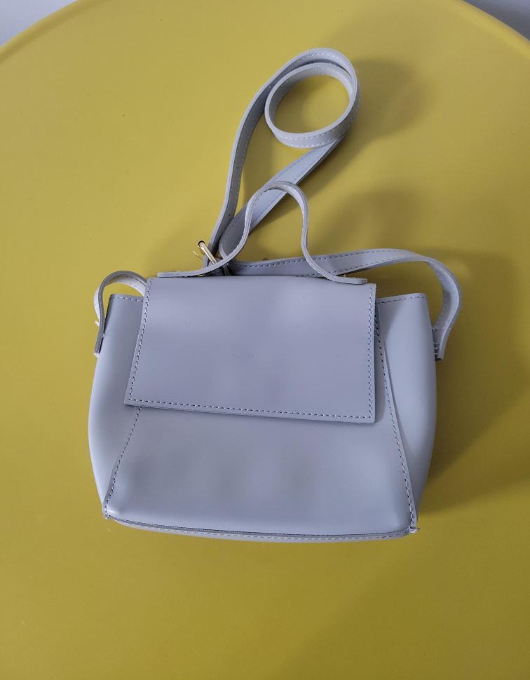 Grey Leather Mini Bag thumbnail