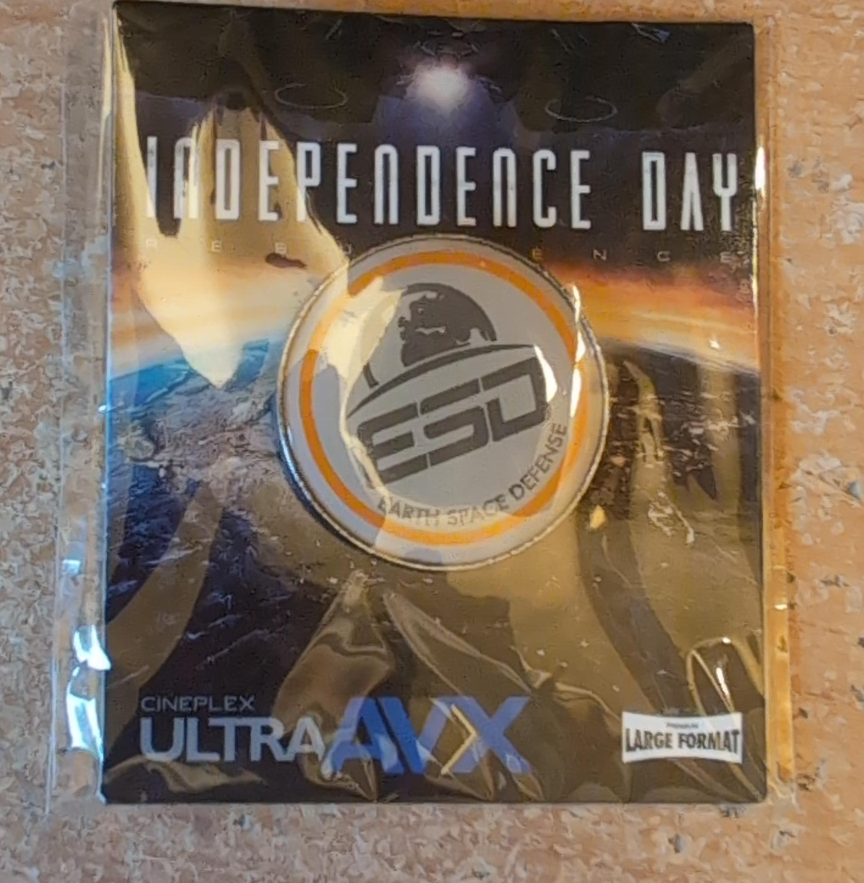 Independence Day Cineplex UltraAVX Pin - New! thumbnail