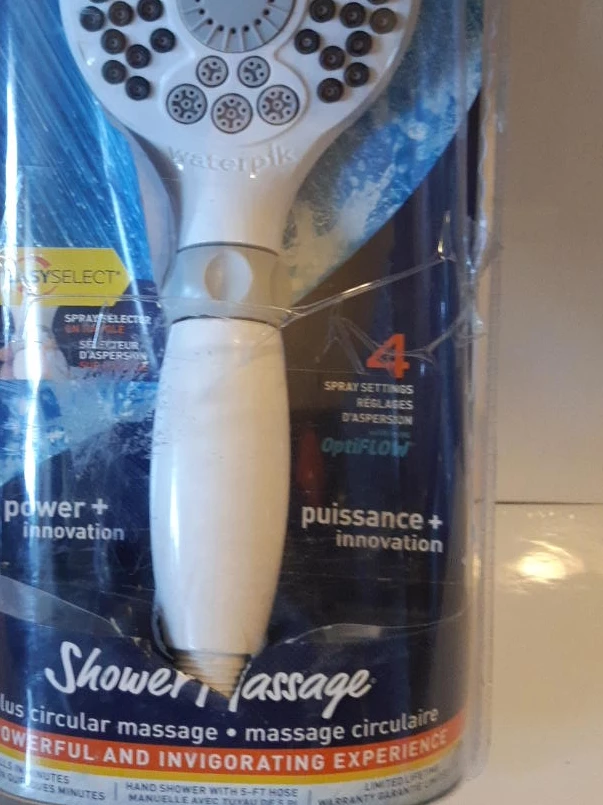 New Waterpik Shower Massage Handheld Showerhead thumbnail