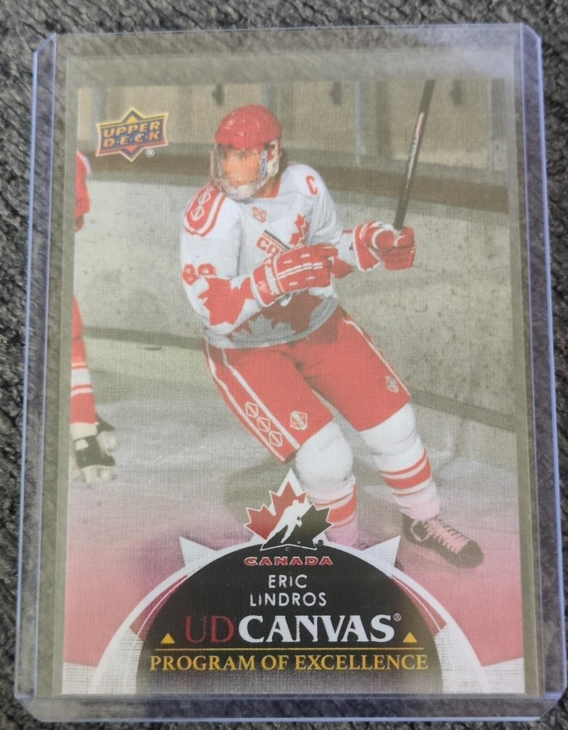 Eric Lindros Upper Deck UD Canvas Hockey Card