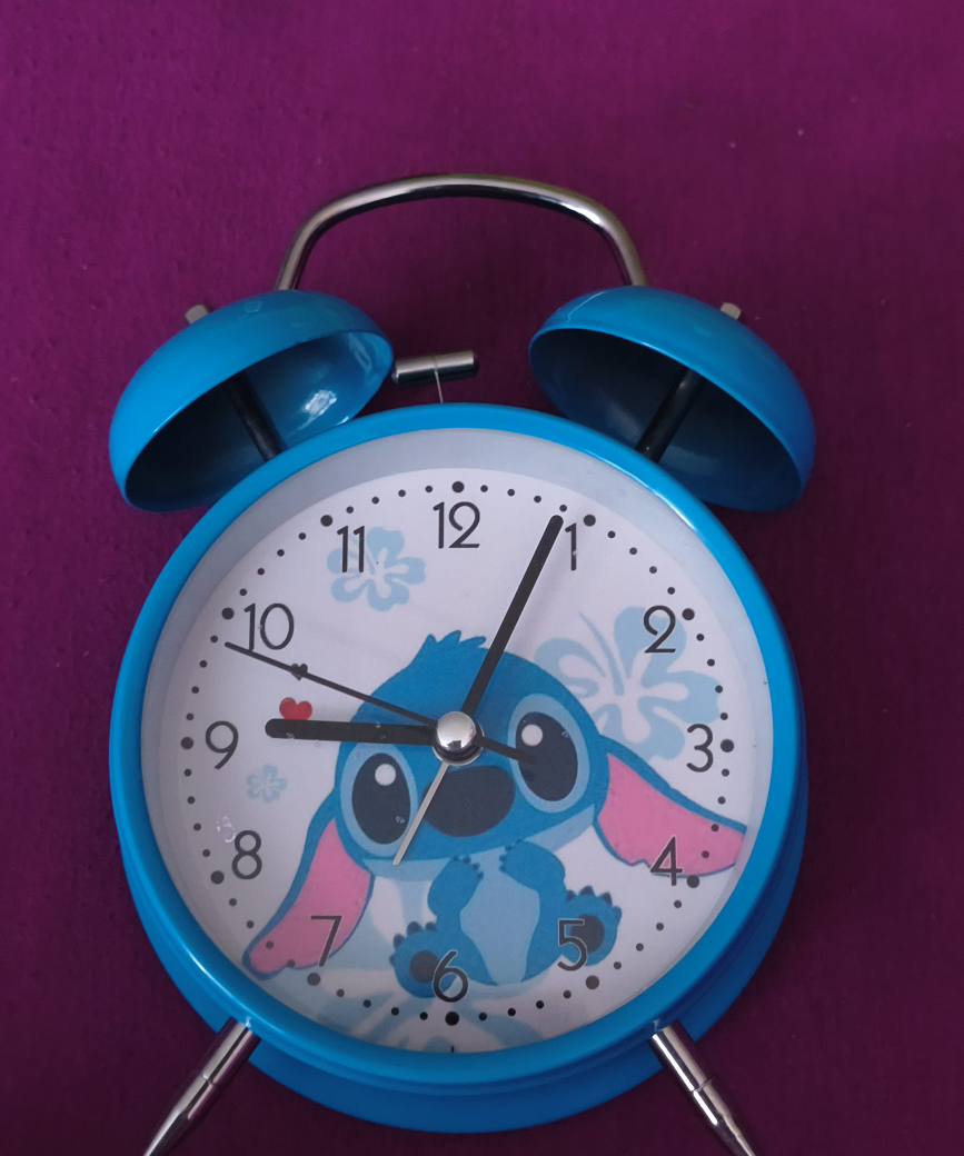 Stitch Character Alarm Clock, Blue thumbnail