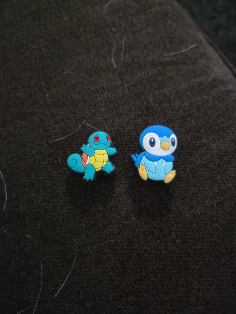 Pokemon Croc Charms - Squirtle & Piplup thumbnail