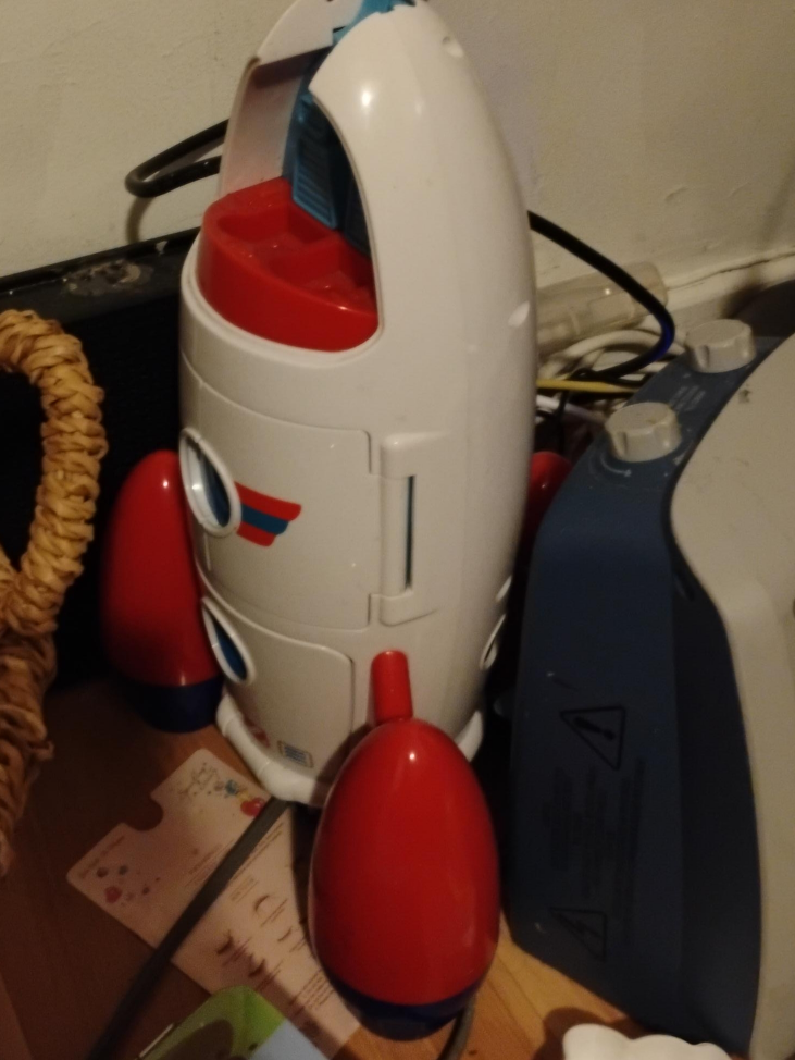 Toy Rocket with Red Accents thumbnail