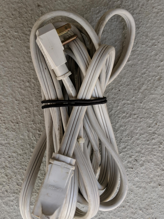 White Extension Cord thumbnail
