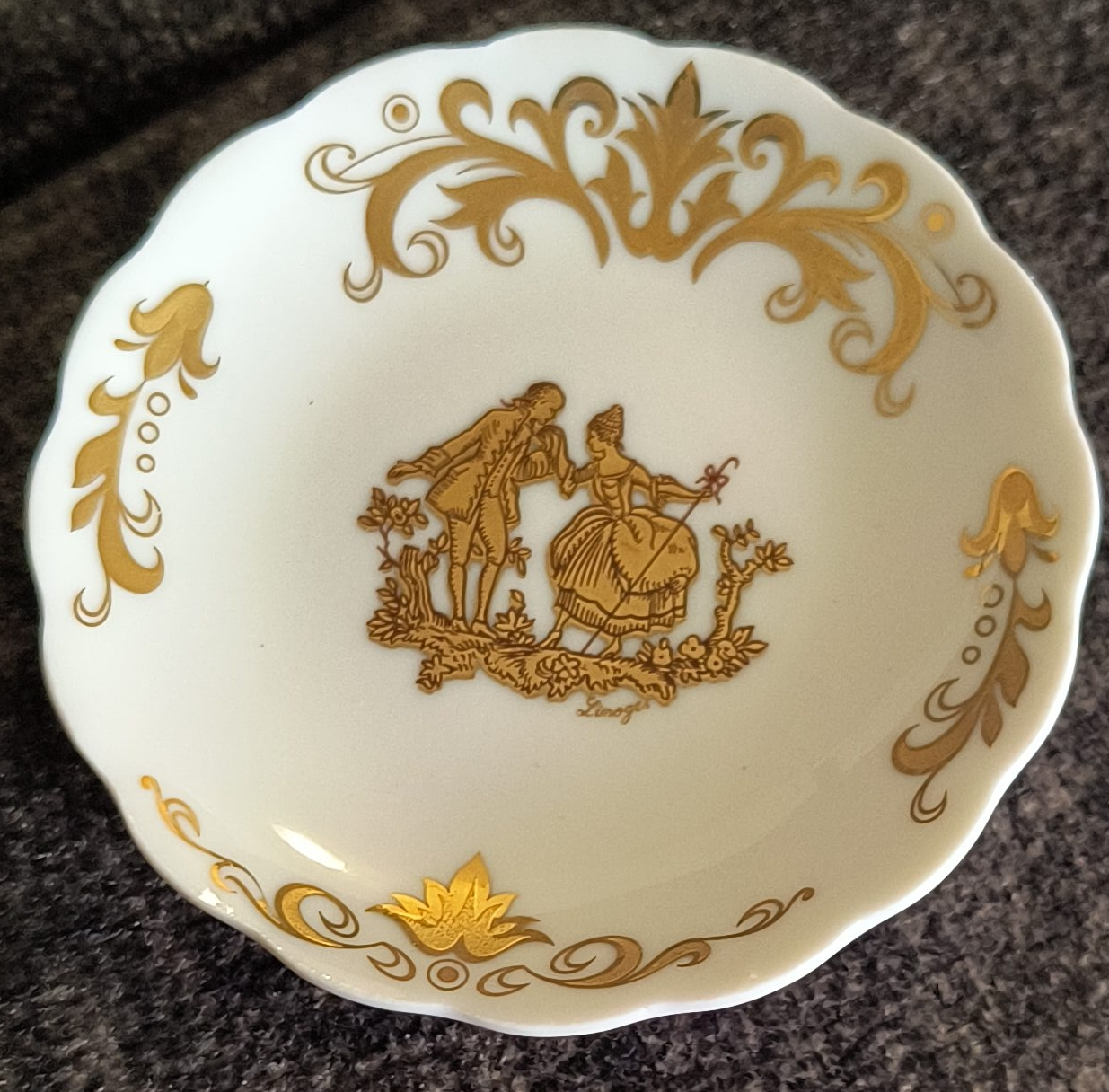 Royal Porcelain 24KT Gold Decorative Plate thumbnail