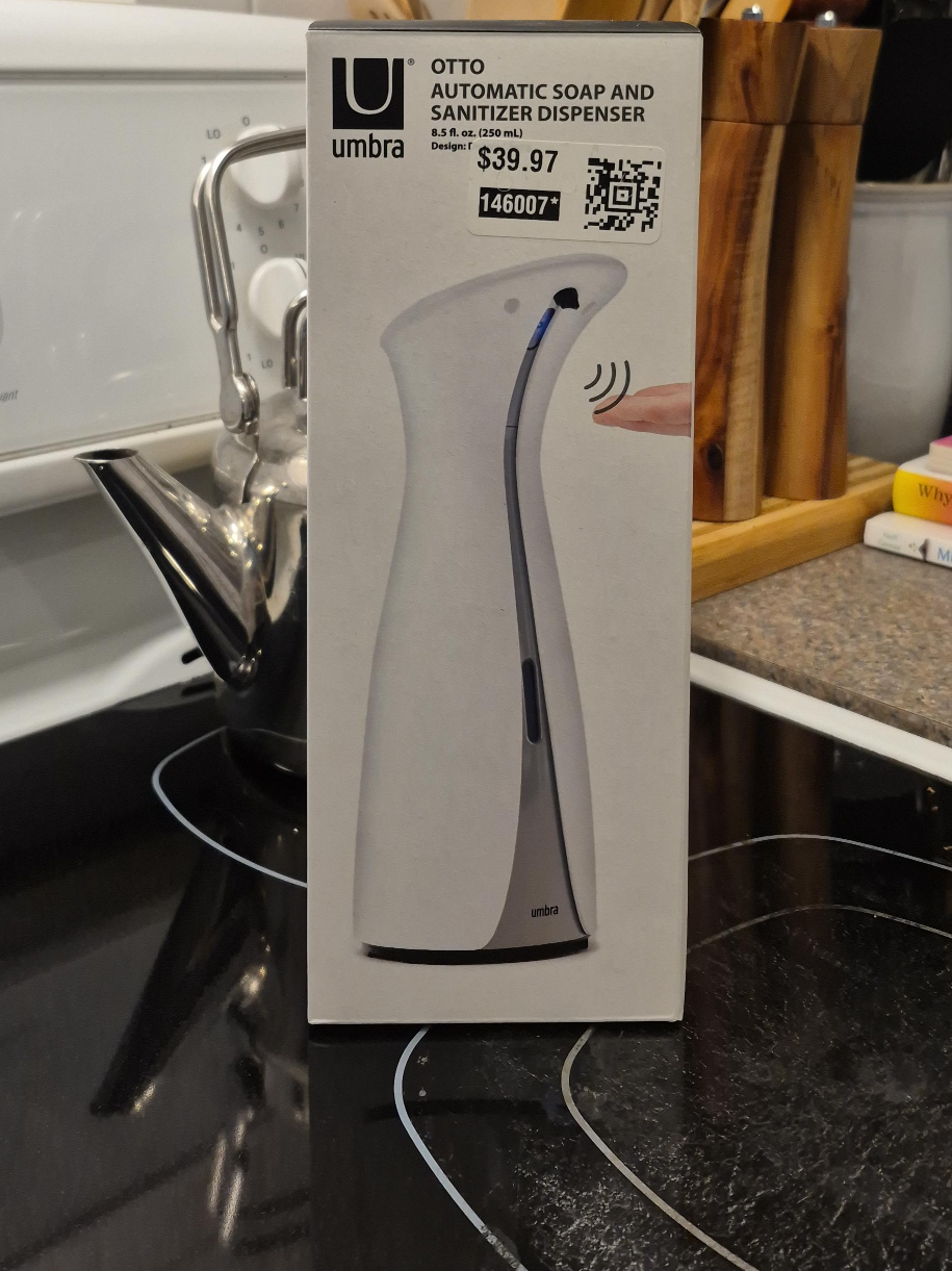 Umbra Otto Automatic Soap/Sanitizer Dispenser - New in Box thumbnail