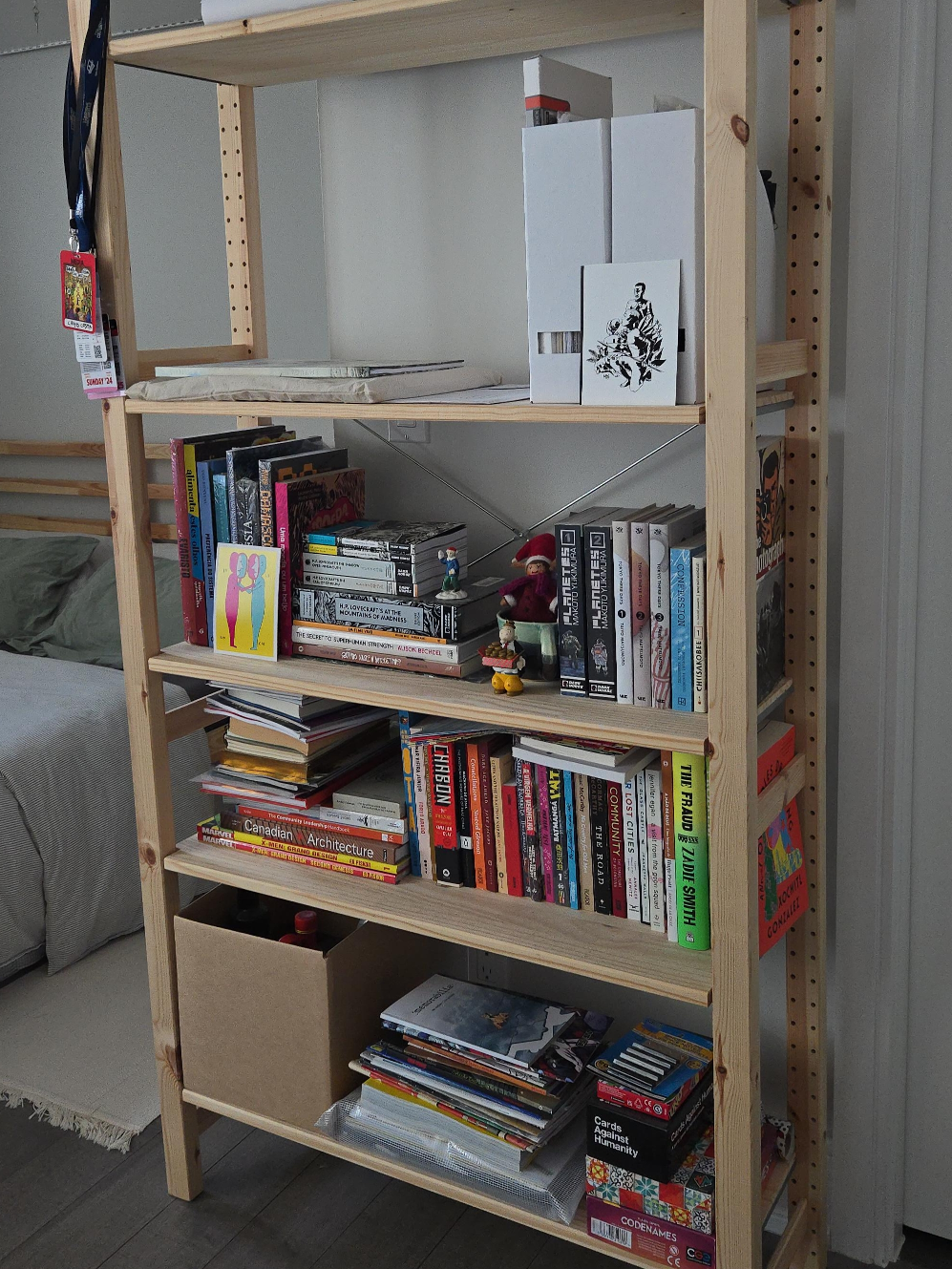 IKEA Wooden Shelving Unit thumbnail