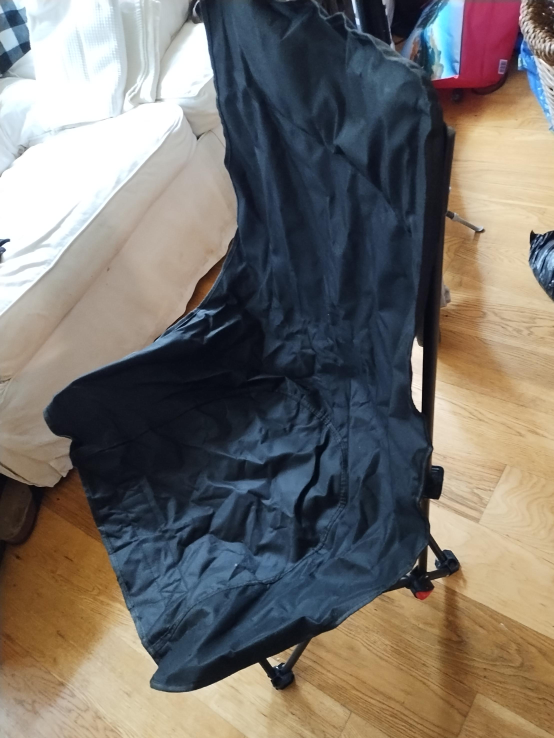 Black Folding Camping Chair thumbnail