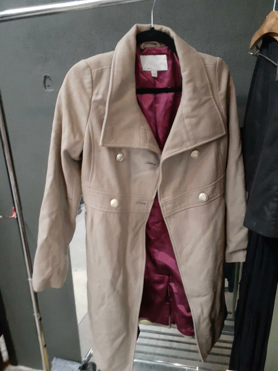 Old Navy Beige Coat thumbnail