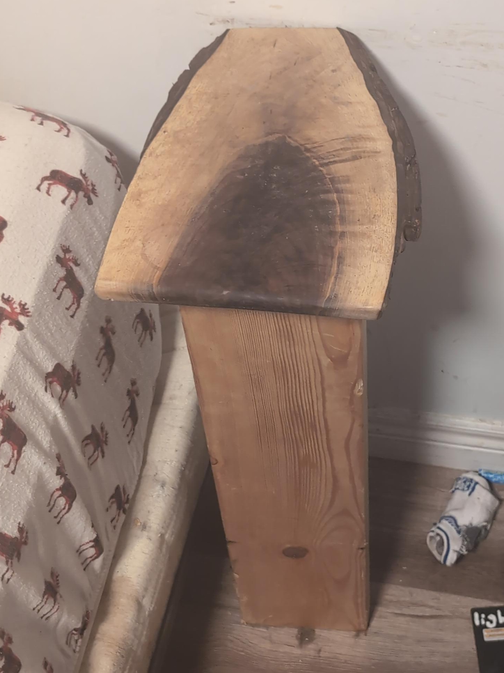 Handmade Wooden Side Table thumbnail