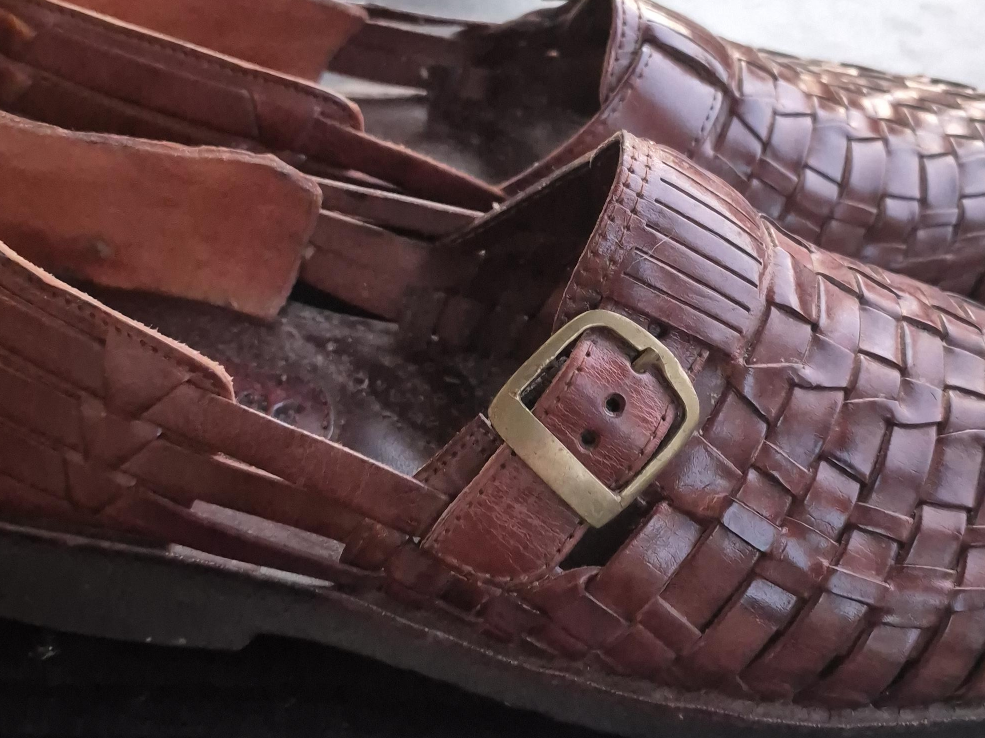 Handwoven  Leather Sunstep Sandals thumbnail