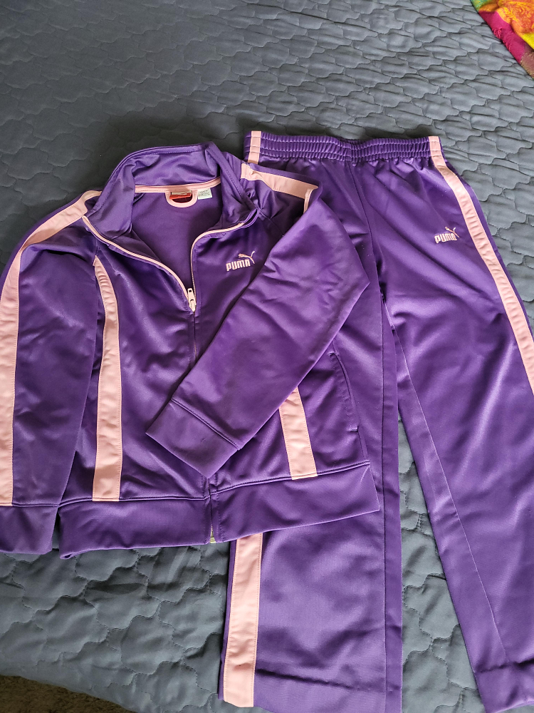 Girls Puma Tracksuit - Size 6X thumbnail