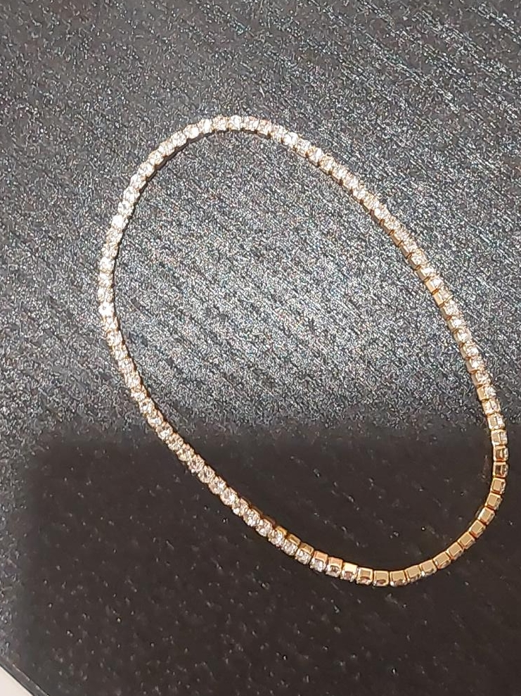 Gold Tennis Bracelet thumbnail
