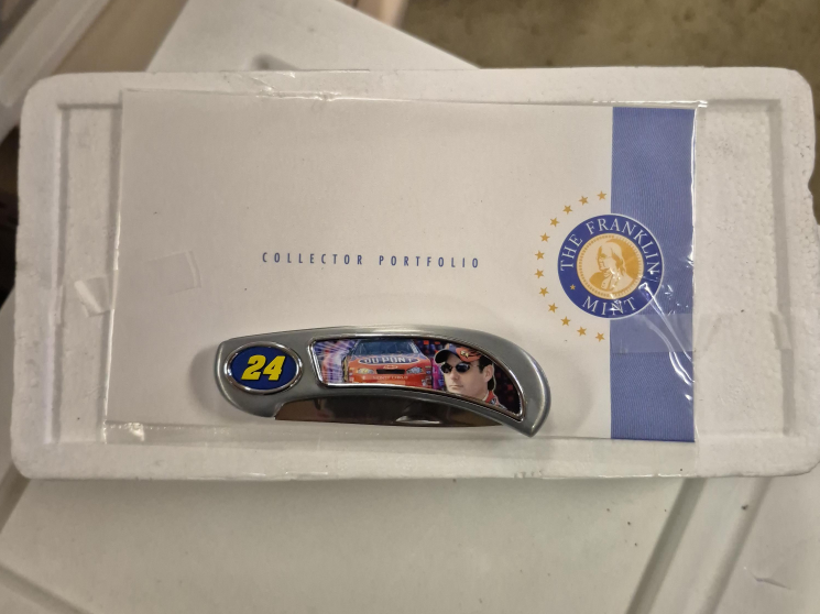 The Franklin Mint Jeff Gordon Collector Knife 🇨🇦 thumbnail