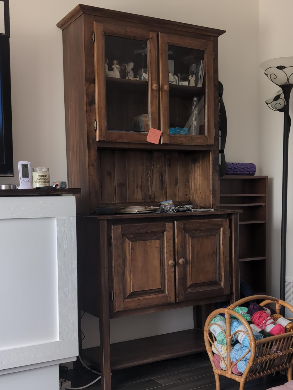 Wooden Hutch Cabinet thumbnail