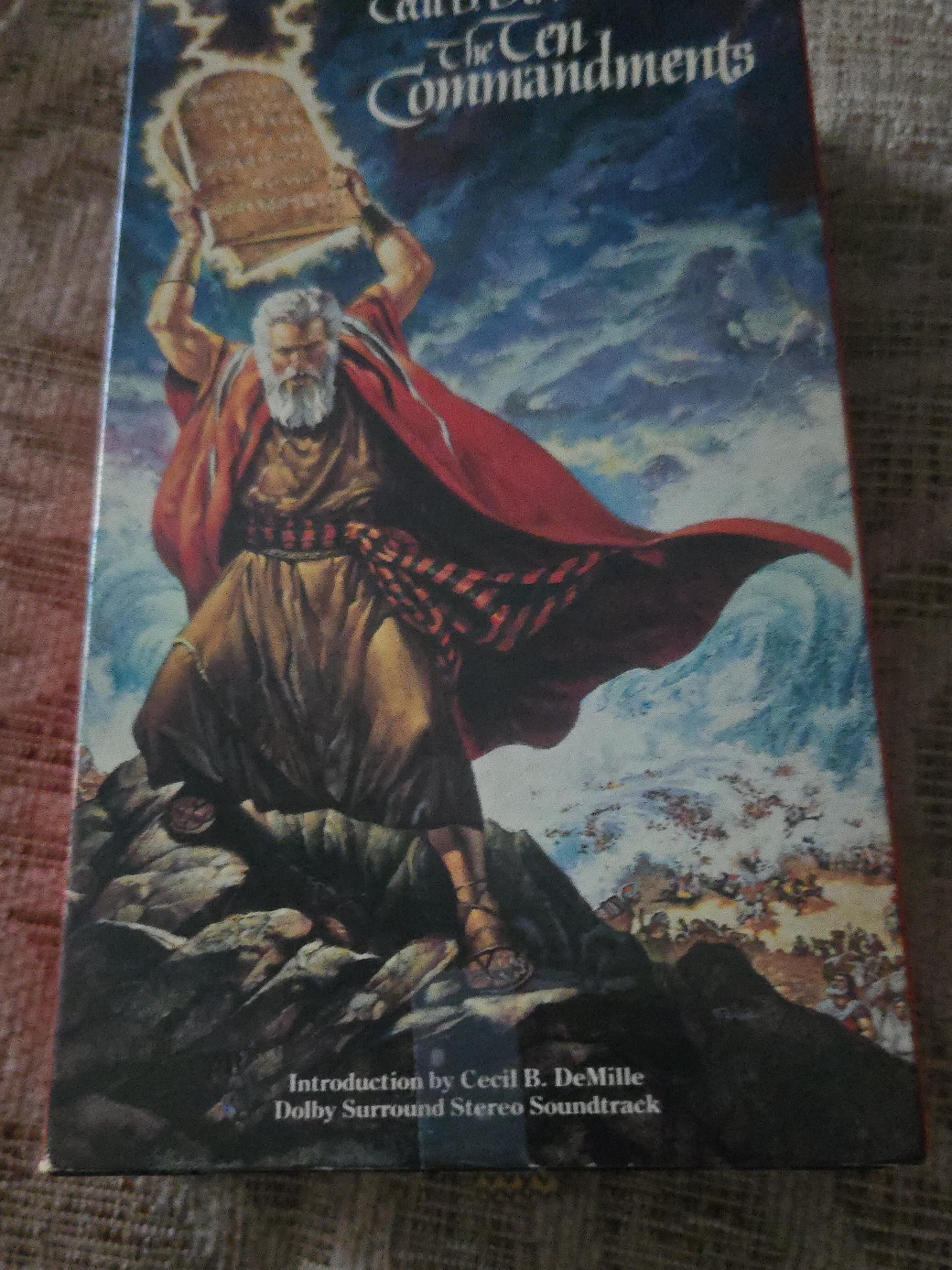 The Ten Commandments VHS Tape thumbnail