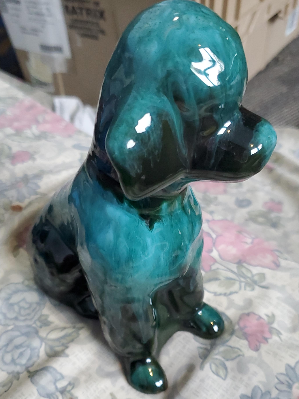 Vintage Ceramic Dog Figurine thumbnail