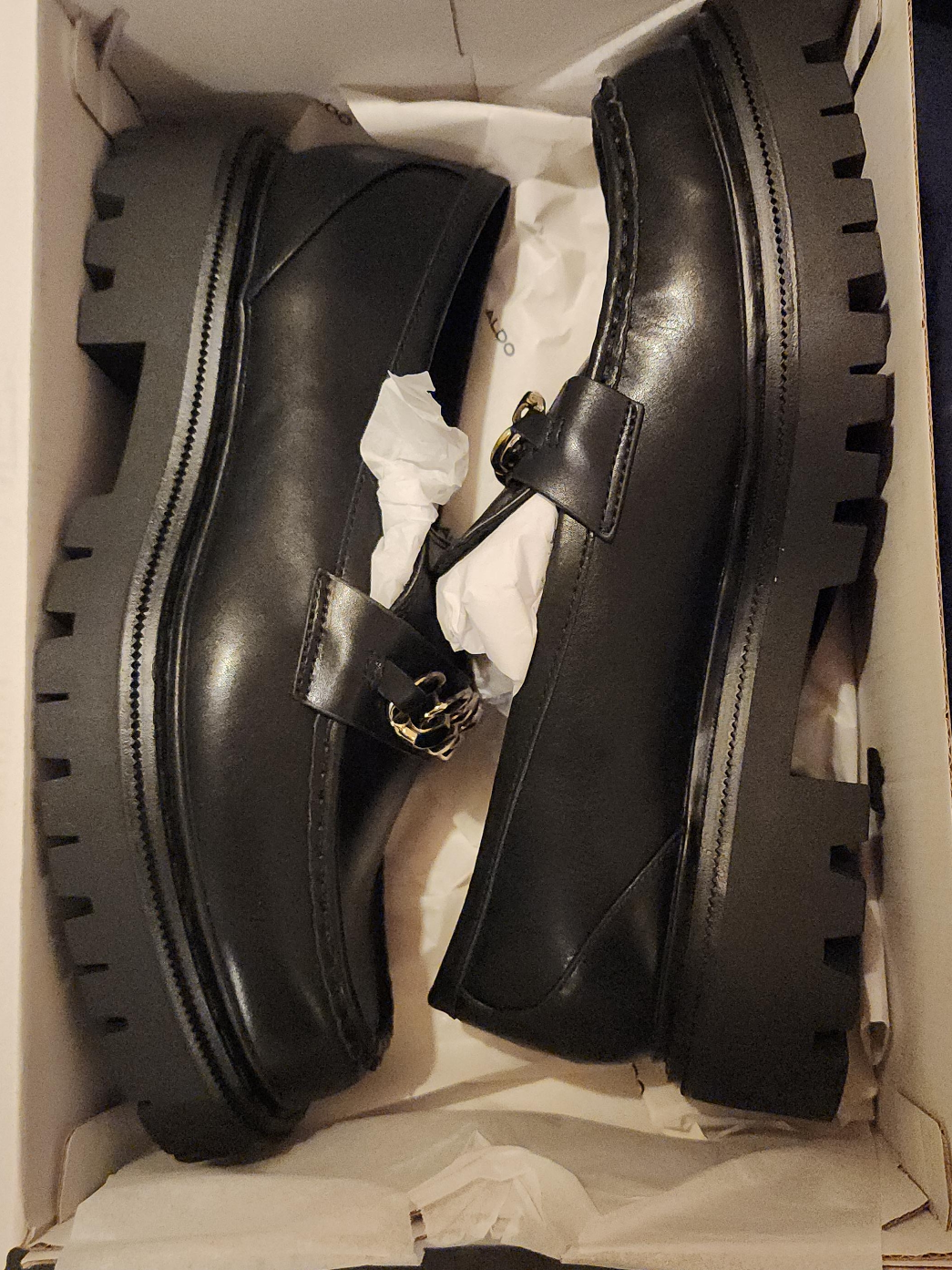 ALDO Brixton Black Loafers - Size 11 thumbnail