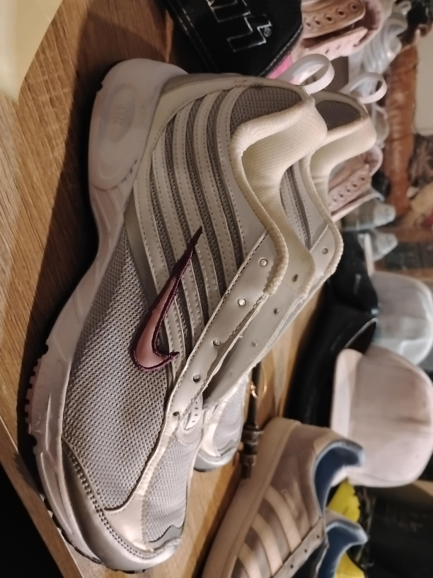 Nike Silver Running Shoes thumbnail