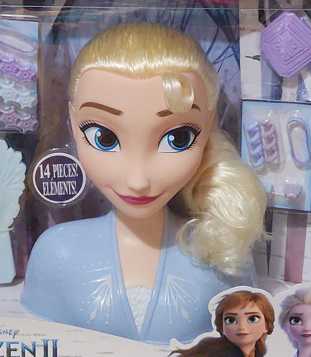 Disney Frozen 2 Elsa Styling Head Doll thumbnail