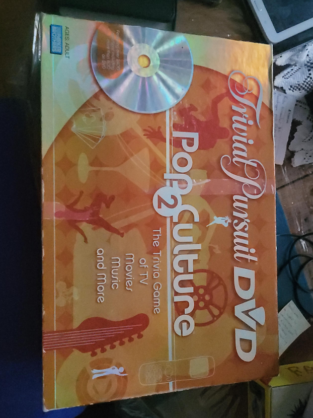 Trivial Pursuit DVD Pop 2 Culture Trivia Game thumbnail