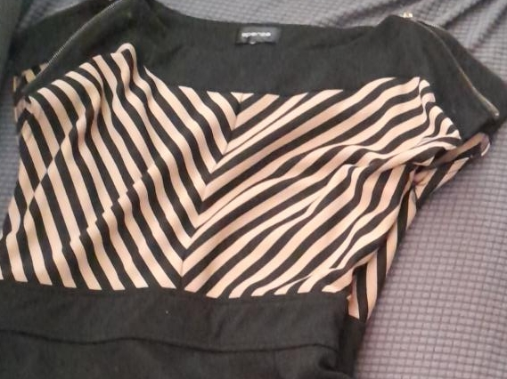 Apricot Dress - Black & Beige, Size Unknown thumbnail