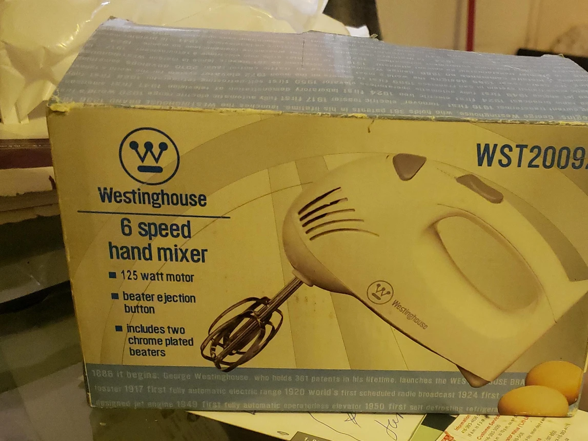 Westinghouse 6-Speed Hand Mixer WST2009 thumbnail