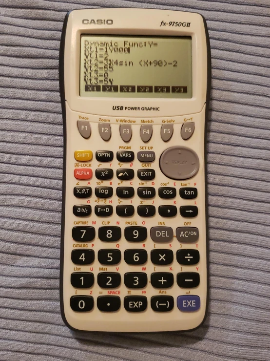 Casio fx-9750GII USB Power Graphic Calculator thumbnail