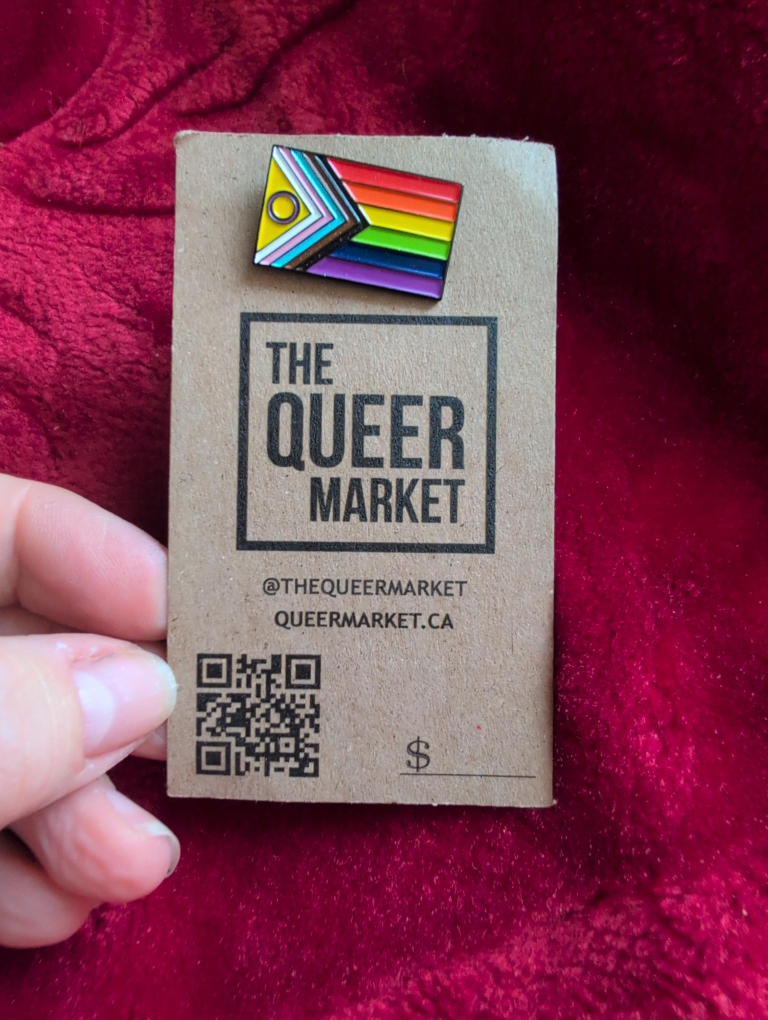 The Queer Market Progress Pride Pin 🇨🇦 🌈 thumbnail