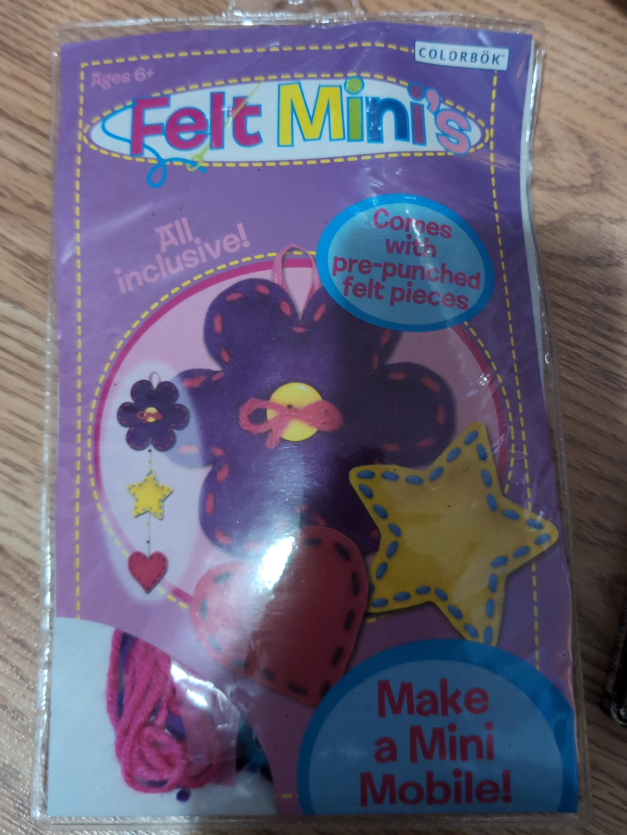 Colorbok Felt Mini's Mobile Kit, Ages 6+ thumbnail