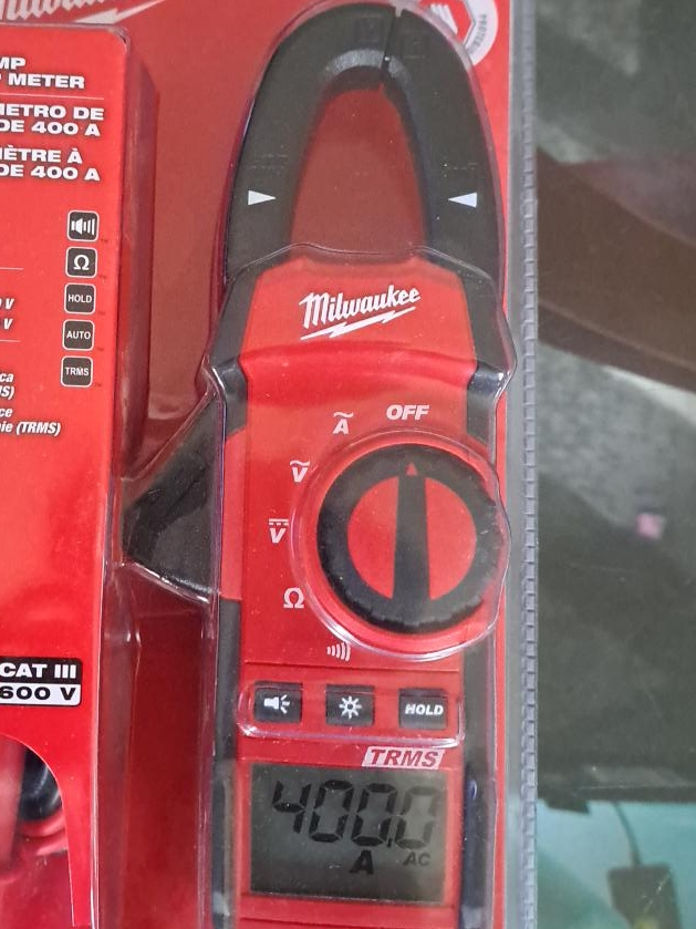 Milwaukee 400A Clamp Meter - New in Box thumbnail