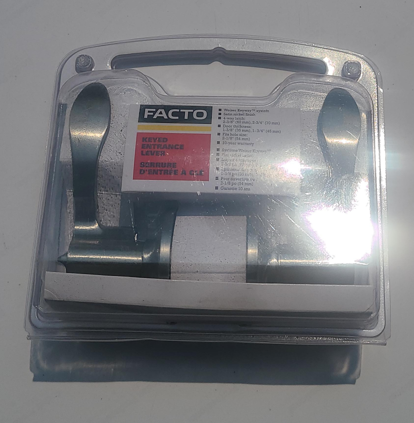 New Facto Keyed Entrance Lever