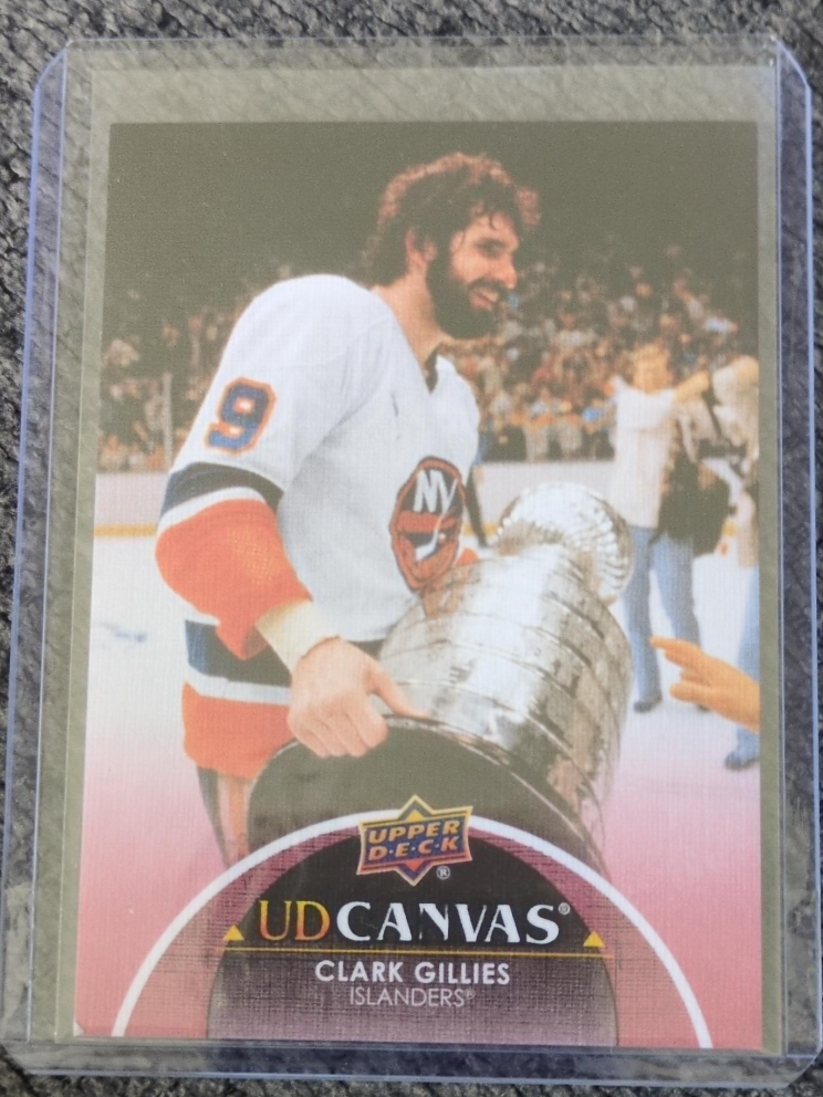 Upper Deck Clark Gillies Islanders UD Canvas Card