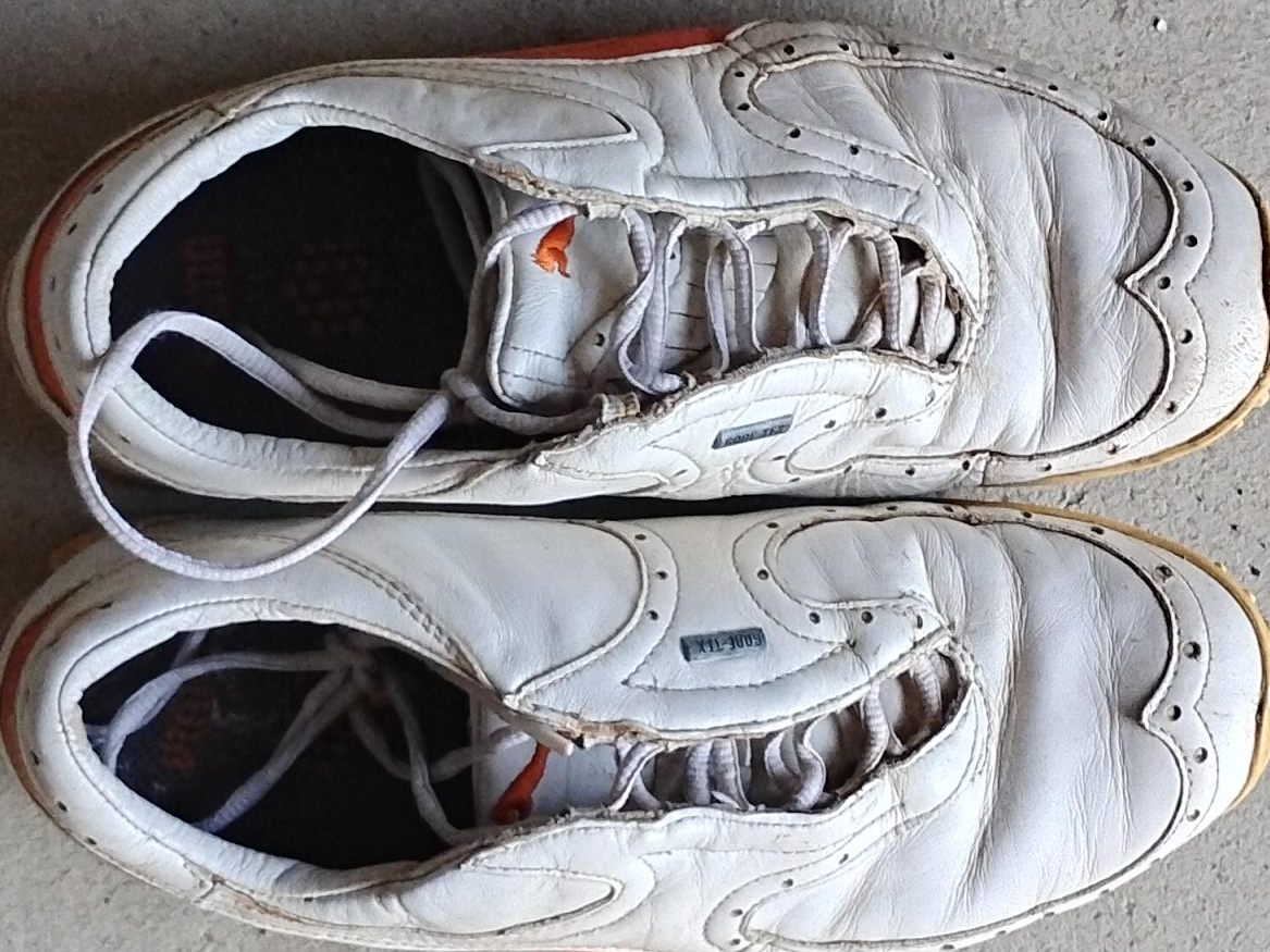 Puma White Leather Golf Shoes - US 8 thumbnail