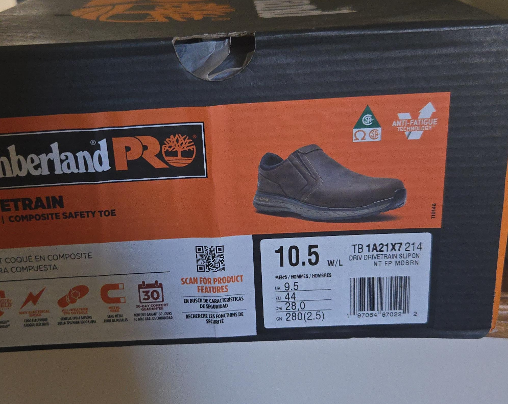Timberland PRO Drivetrain Slip-on Work Shoes - Size 10.5 thumbnail
