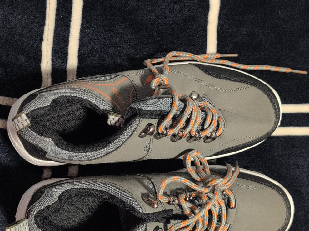 Zuodi Grey Hiking Shoes thumbnail