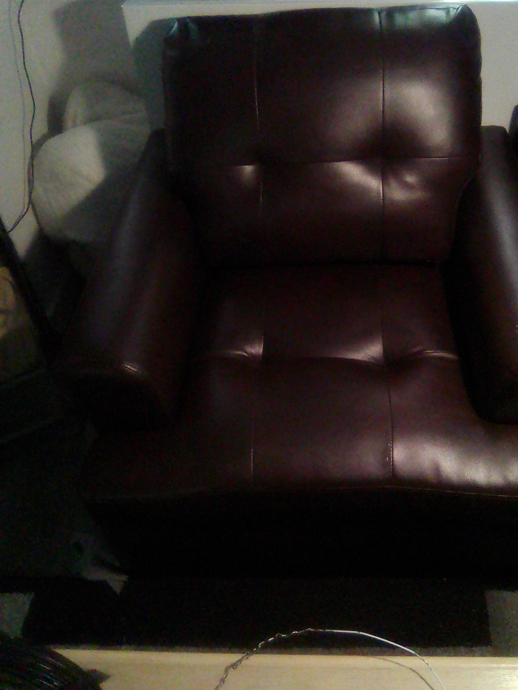 Dark Brown Leather chair thumbnail