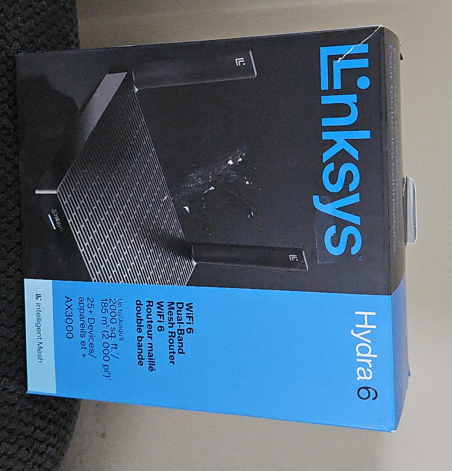 Linksys Hydra 6 AX3000 Dual-Band WiFi 6 Router thumbnail