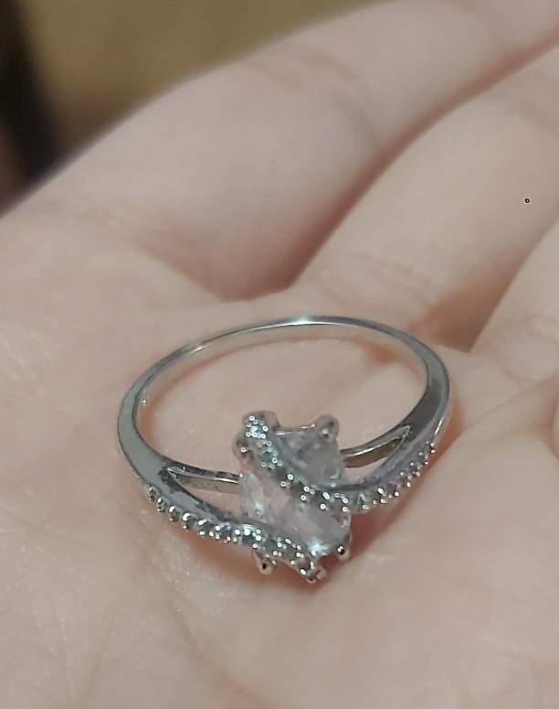 Silver Oval Cut Ring thumbnail