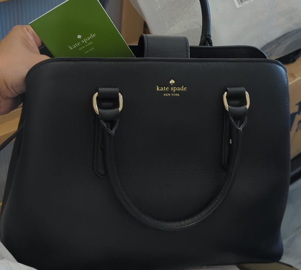 Kate Spade Black Leather Handbag