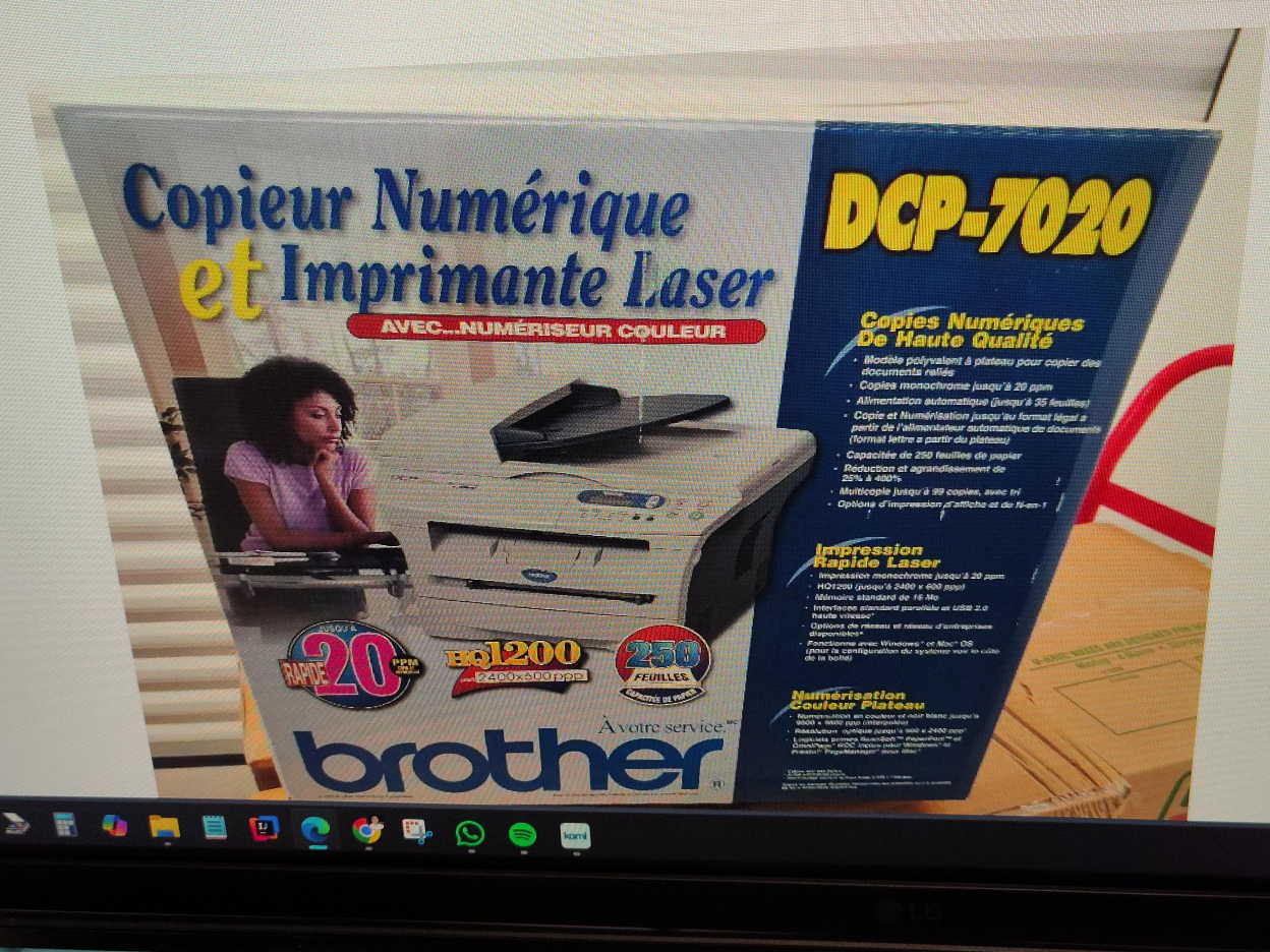 Brother DCP-7020 Laser Printer - Like New! thumbnail