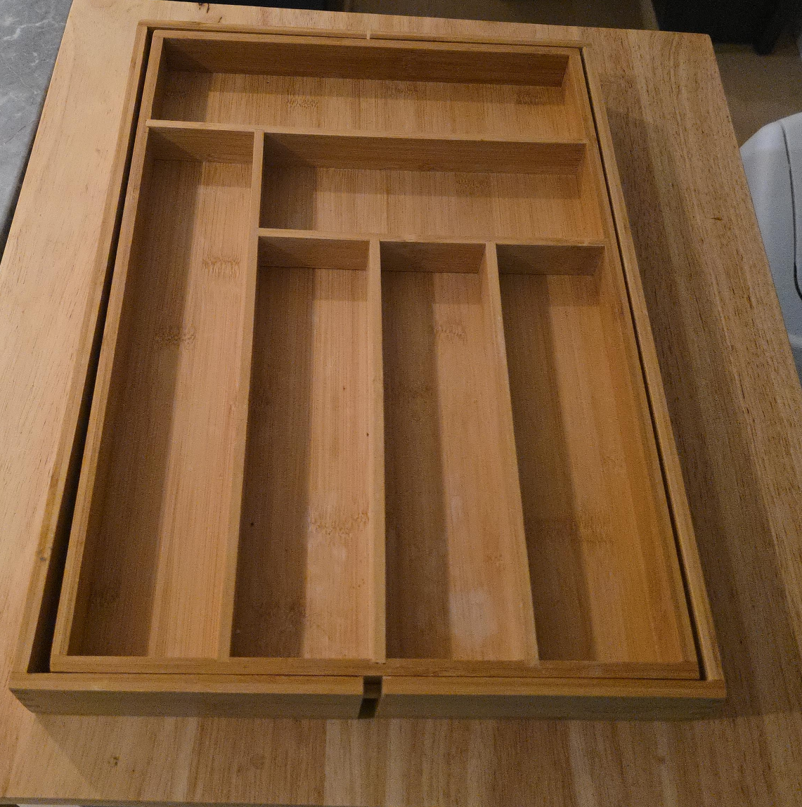 Bamboo Expandable Drawer Organizer thumbnail