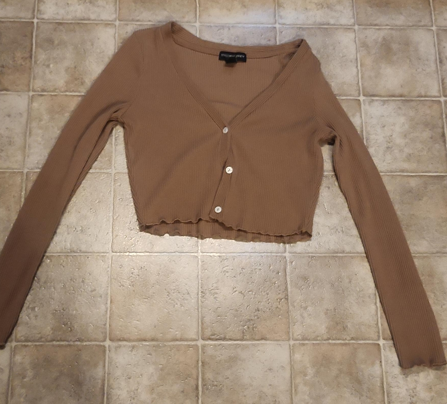 Streetwear Society Brown Cardigan thumbnail