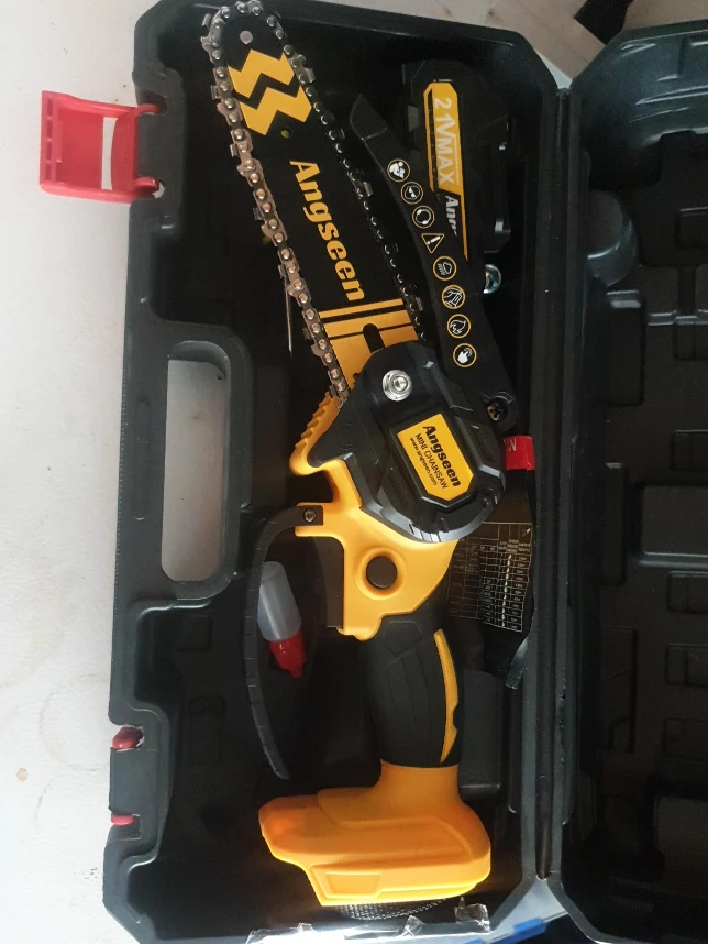 Angseen Mini Chainsaw - Portable & Cordless thumbnail