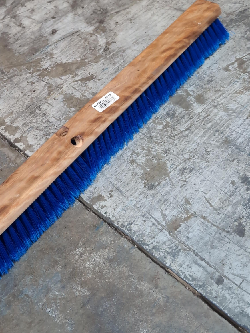Clancy 4736 Blue Push Broom 36" thumbnail