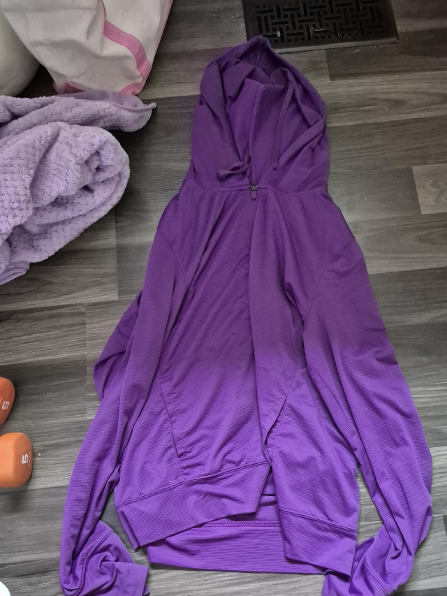 Purple Hoodie with Zipper thumbnail